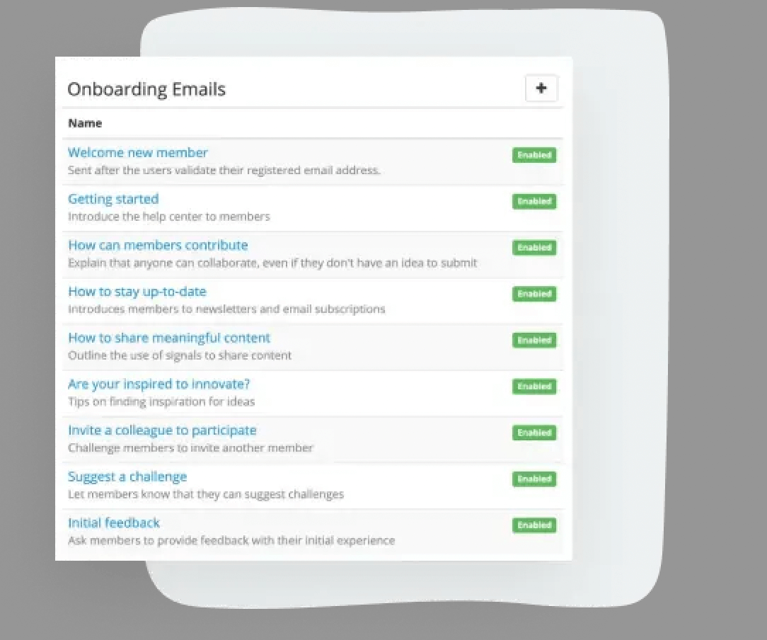 Onboarding Emails