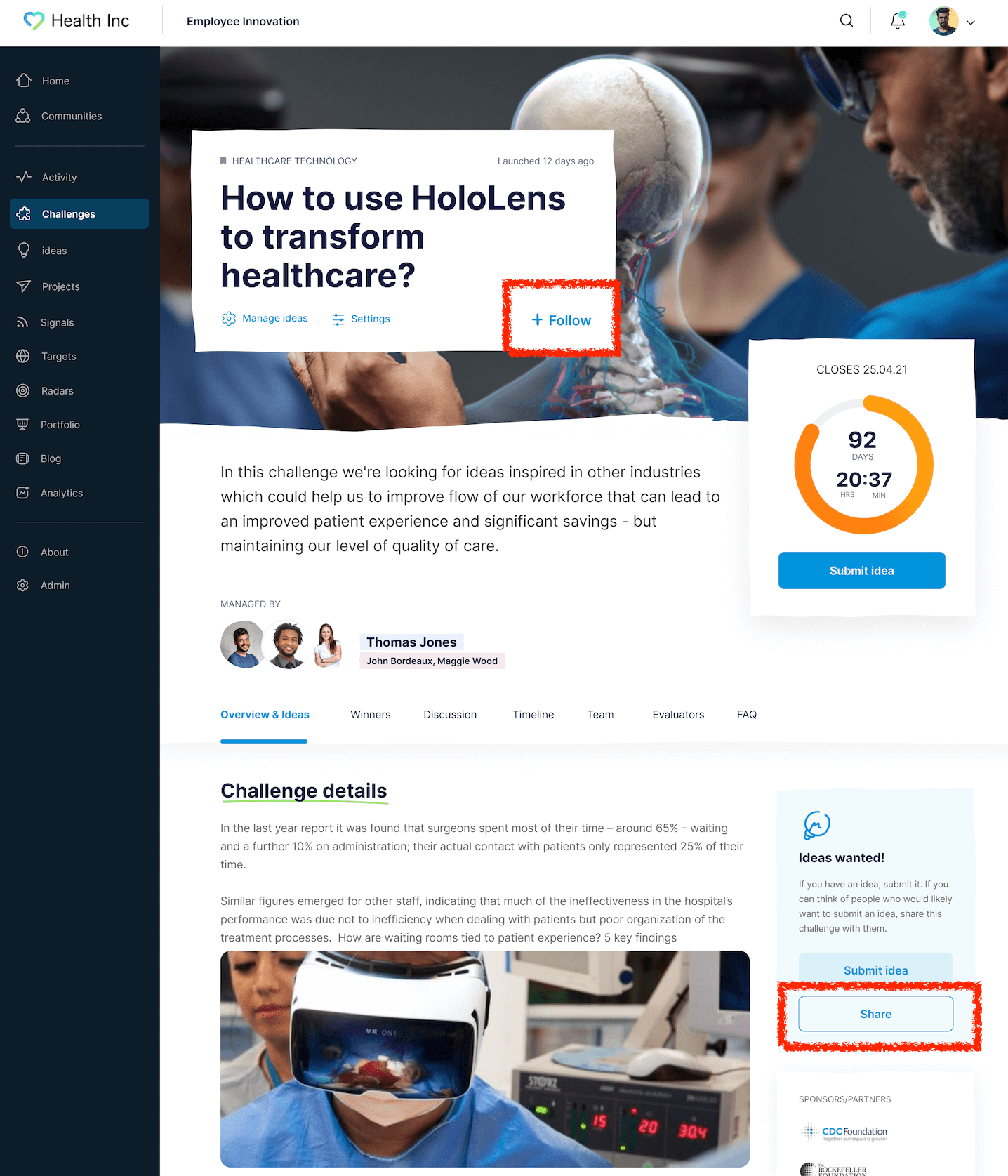 How to use HoloLens to transform healthcare (follow and share example)