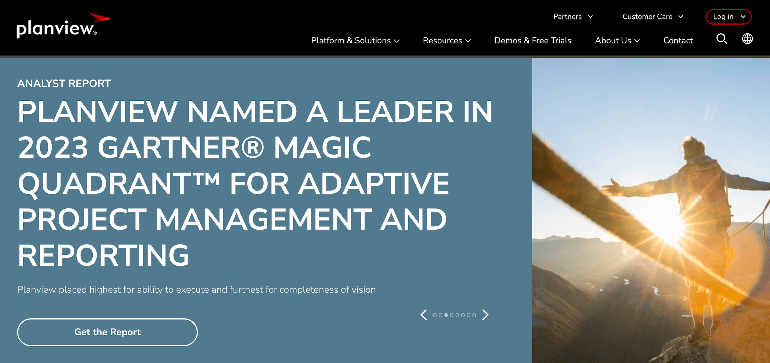 Planview homepage: Adaptive Project Management and Reporting