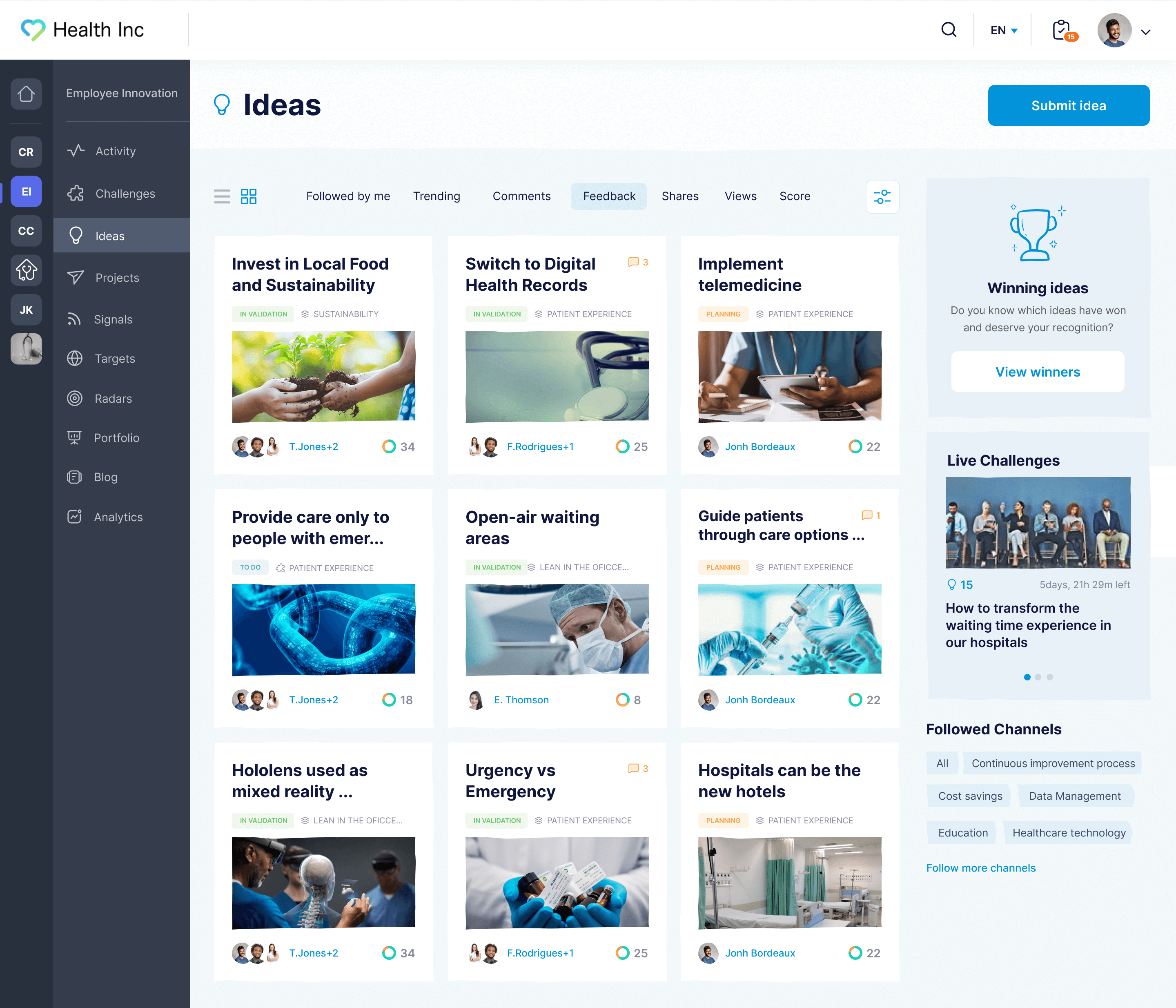 Ideas List